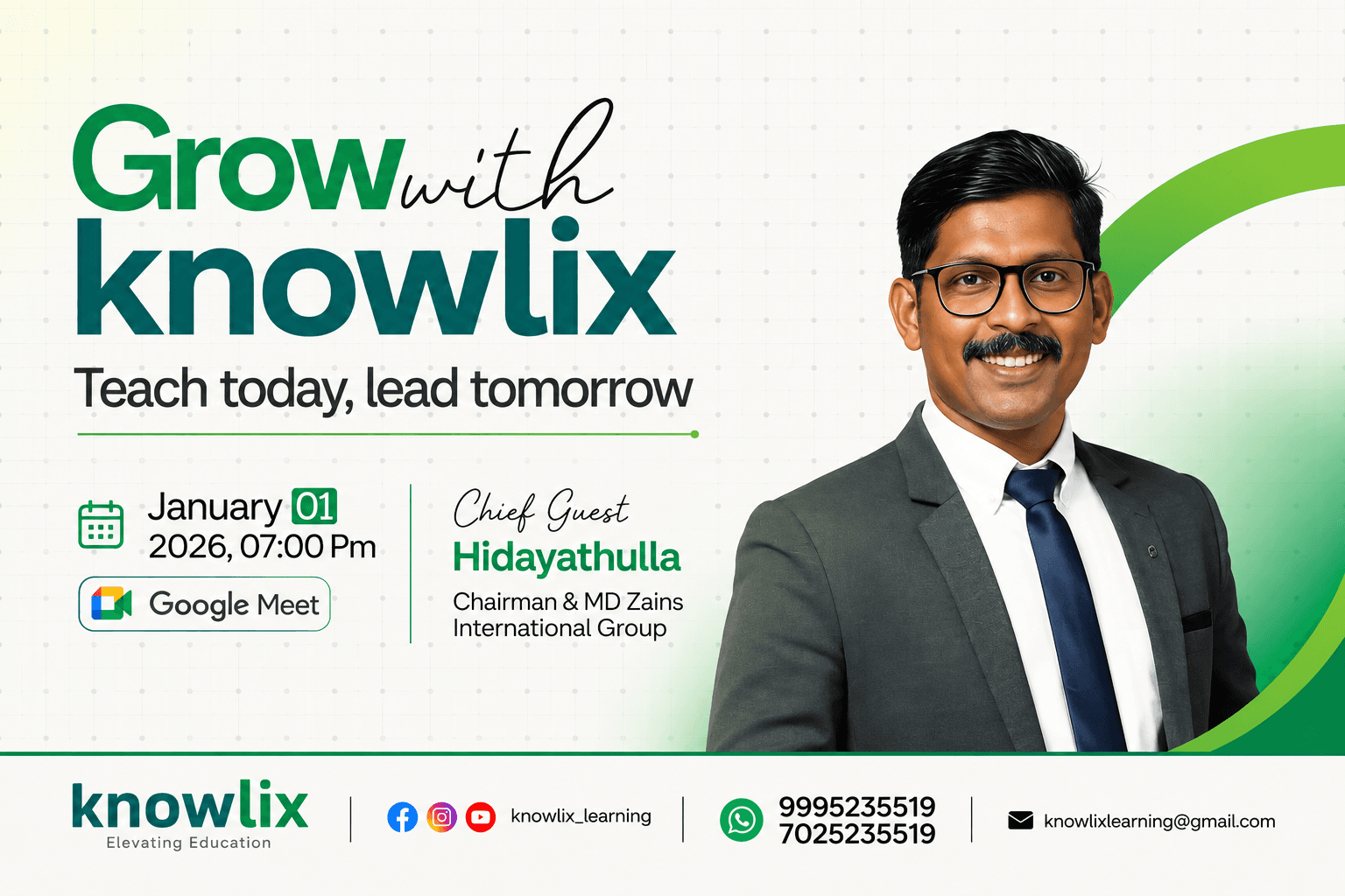 Grow with Knowlix: Teach Today, Lead Tomorrow